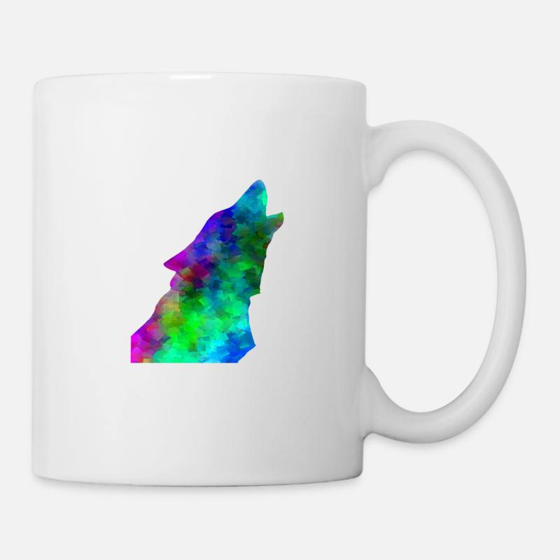 Wolf - Tier - Animal - Tasse - Weiß