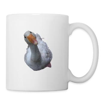 Gans - Tasse - Weiß - Rechts
