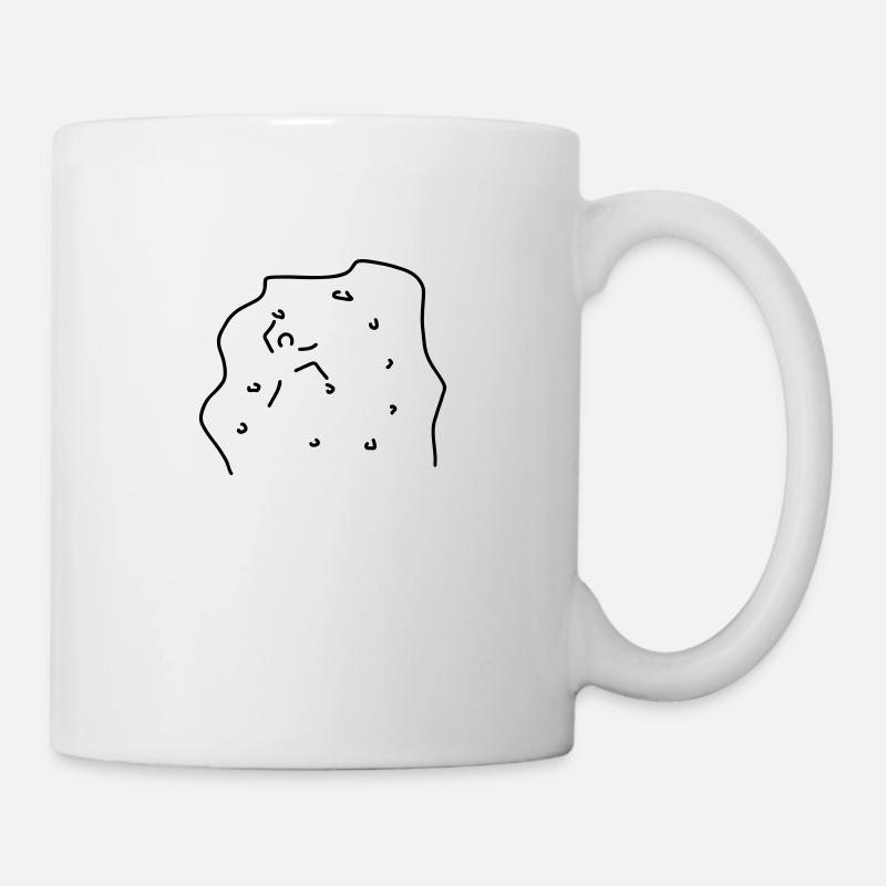 klettern in halle - Tasse - Weiß