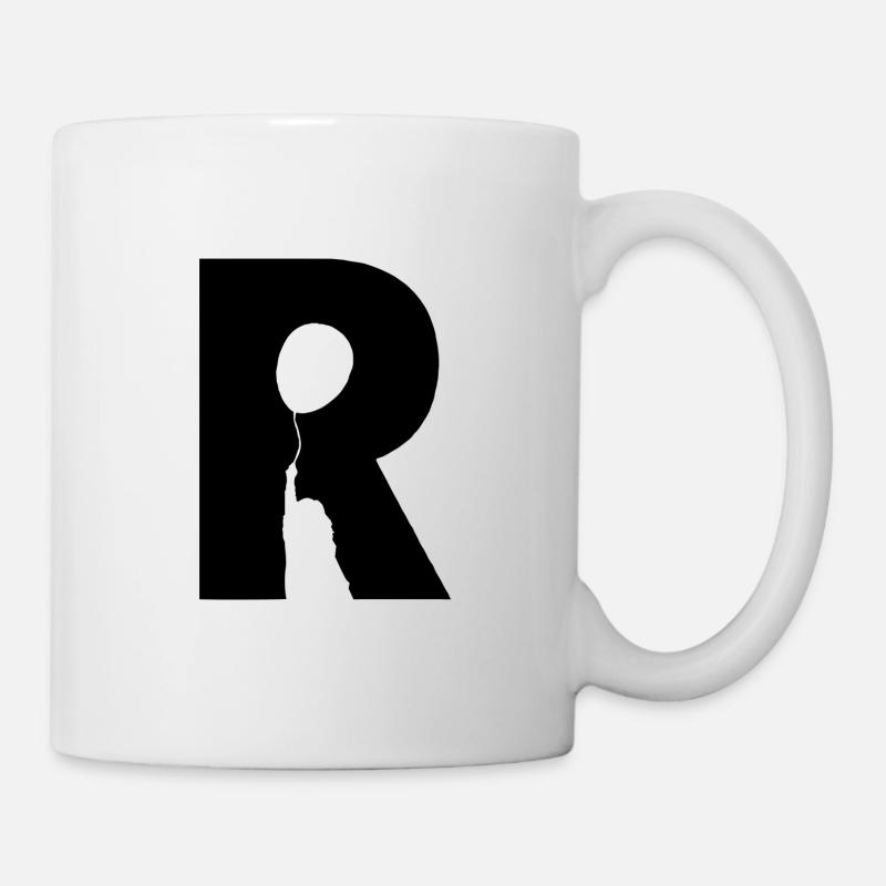 Enfant tenant un ballon - Mug blanc - blanc