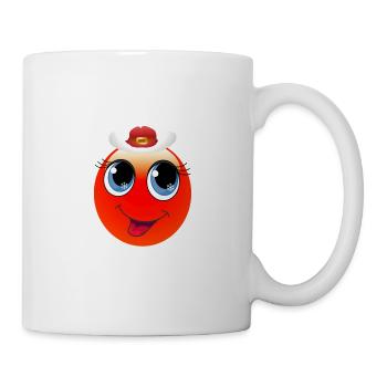 Sourire de femme de Noël - Mug blanc - blanc - Droite