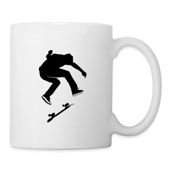 skateboard - Tasse - Weiß - Rechts