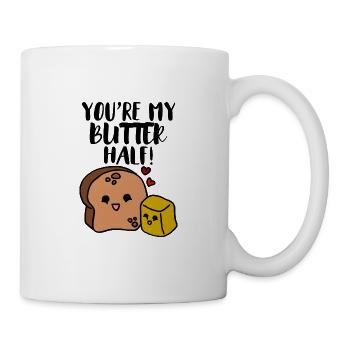 Tu es mon beurre aidé - Mug blanc - blanc - Droite