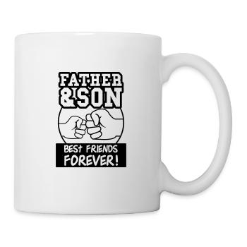 father and son 001 - Tasse - Weiß - Rechts