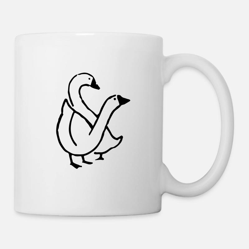 Gans - Tasse - Weiß