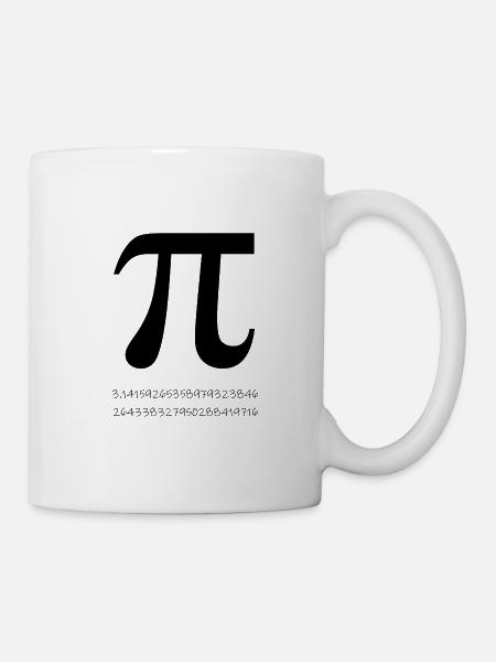 Pi - Mug blanc - blanc