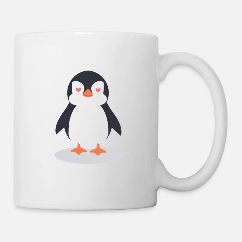 Pinguin - Tasse - Weiß