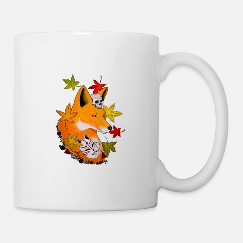 renard kizune - Mug blanc - blanc
