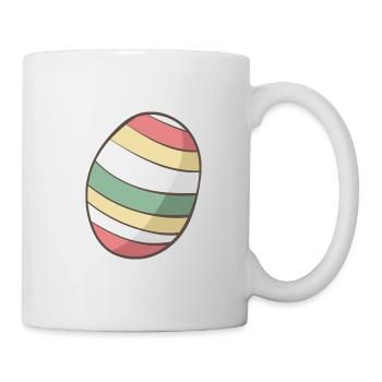 Osterei - Tasse - Weiß - Rechts