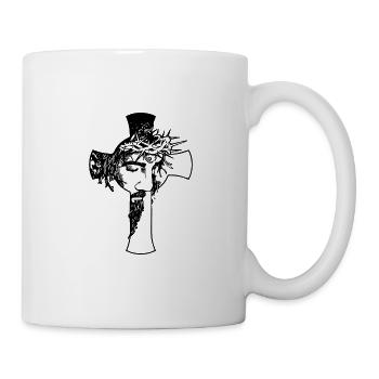 Croix de Jésus - Mug blanc - blanc - Droite