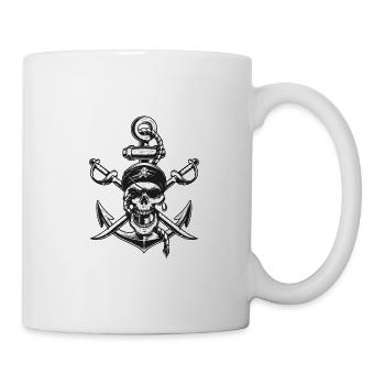 AnkerSkull FatMonkeyDesigns - Mug - white - Right