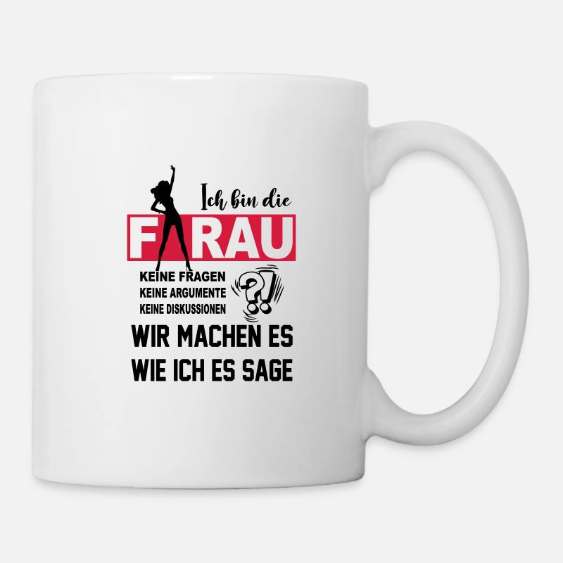 Die Frau - Tasse - Weiß