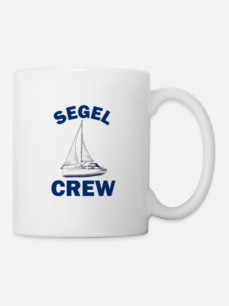 Segel Crew Boot Crew Boot Mannschaft - Tasse - Weiß