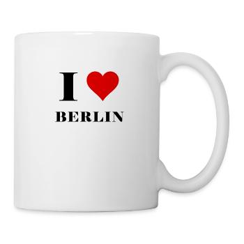 I Love Berlin - Tasse - Weiß - Rechts
