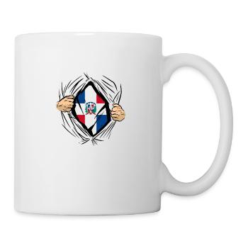 Dominican Republic Flag Dom Rep Flag Trip - Mug - white - Right