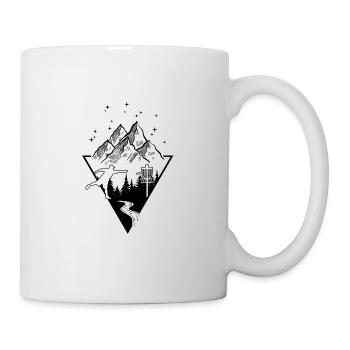 Disc Golf - Disc Golfing Spieler Ultimate Frisbee - Tasse - Weiß - Rechts