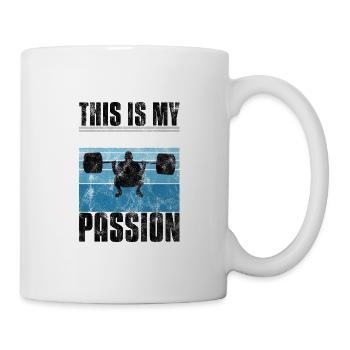 This is my passion Bodybuilding Bodybuilder GYM - Mug - white - Right