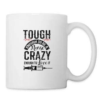 Assez dur pour être une infirmière assez folle pour l’aimer - Mug blanc - blanc - Droite