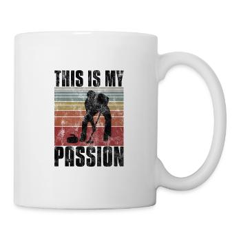 Curling is my Passion Curler Eisstockschießen - Mug - white - Right