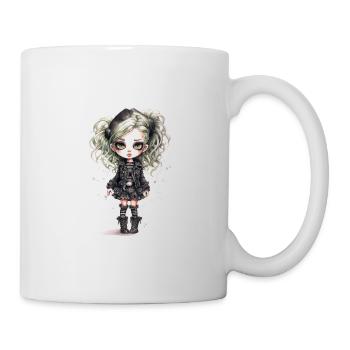 Goth girl - Mug - white - Right