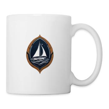 Segelboot - Tasse - Weiß - Rechts