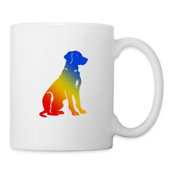 Dackel DachsHund Bunt Hund Bunt - Tasse - Weiß - Rechts