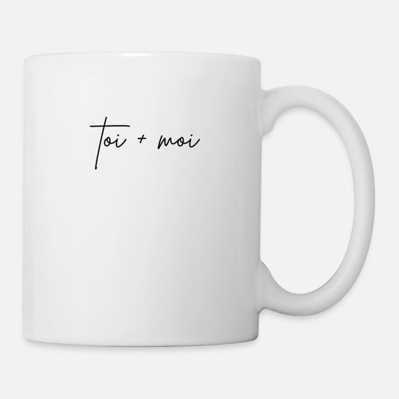 du + ich - Tasse - Weiß