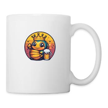 Wurm Bier - Tasse - Weiß - Rechts