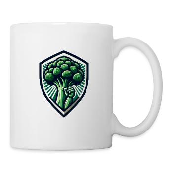 Puissance du brocoli - Mug blanc - blanc - Droite
