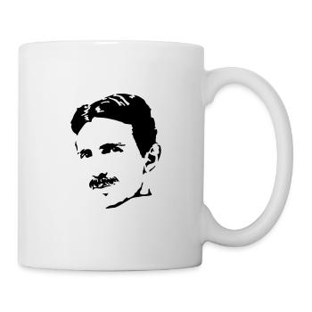 Tesla - Mug blanc - blanc - Droite