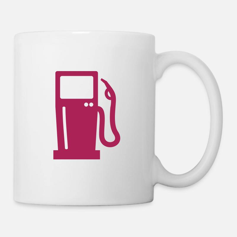 Station d'essence - Mug blanc - blanc