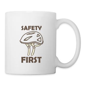 Casque de vélo Safety First - Mug blanc - blanc - Droite