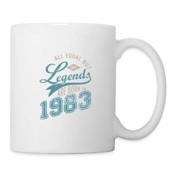 Legends are born in 1983 born in birthday 40 years - Mug - white - Right