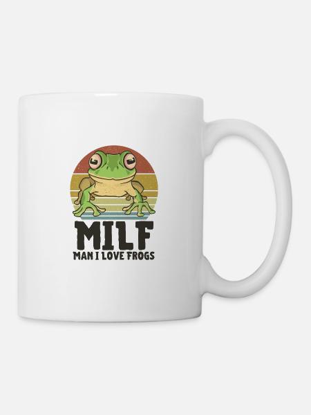Frosch - Tasse - Weiß