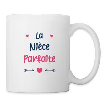 Parfaite Nièce - Mug blanc - blanc - Droite