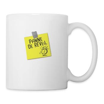 panne de réveil humour être en retard - Mug blanc - blanc - Droite