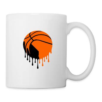 Art de rue dégoulinant de basket - Mug blanc - blanc - Droite
