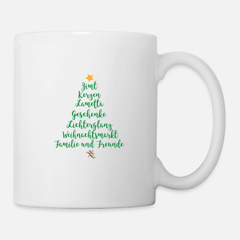 Weihnachten - Tasse - Weiß