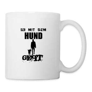 Hund - Tasse - Weiß - Rechts