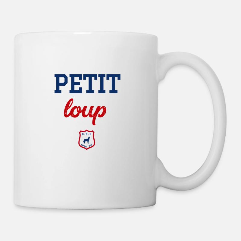 PETIT loup - Loup - Mug blanc - blanc