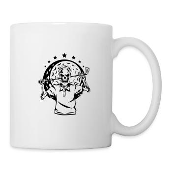 BEST GOLF SKULL PRO BALL SLOGAN MOTIFS - Mug - white - Right