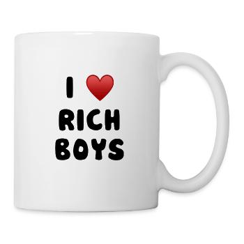 I love rich Boys - Mug - white - Right
