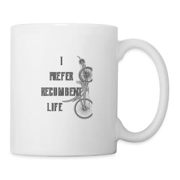 JE PRÉFÈRE LE TRICYCLE RECUMENT LIFE - Mug blanc - blanc - Droite