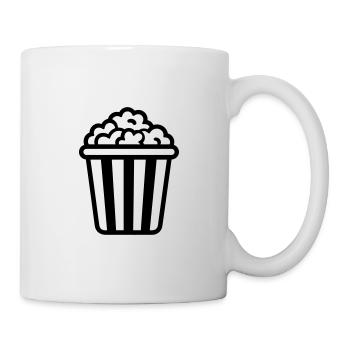 Popcorn - Tasse - Weiß - Rechts