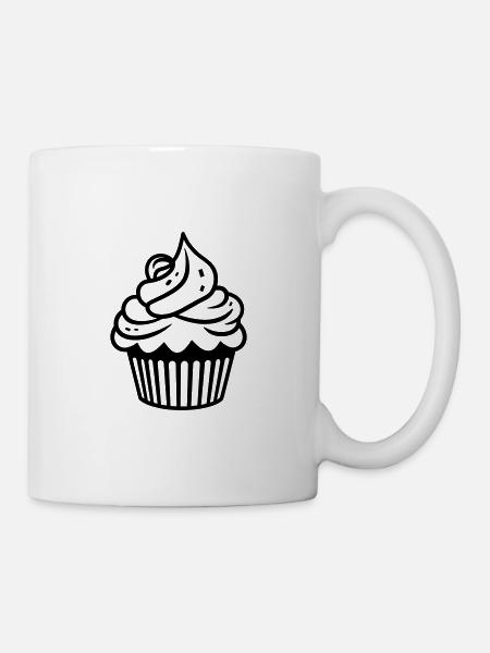 Cupcake - Mug blanc - blanc