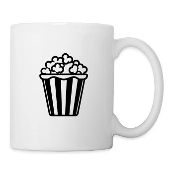 Popcorn - Tasse - Weiß - Rechts