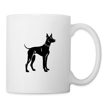 Doberman Dog - Mug - white - Right
