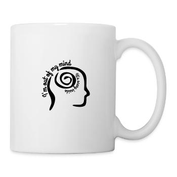 Standing next to it, inside it's scary! - Mug - white - Right
