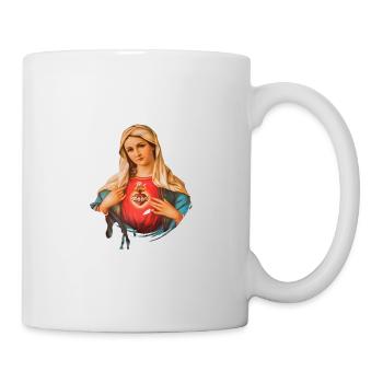 Holly Mary Maria Madonna Mariana Virgin Mary - Mug - white - Right
