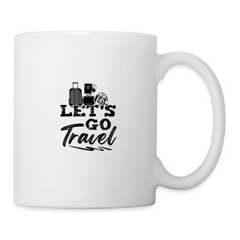 let's travel - Mug - white - Right
